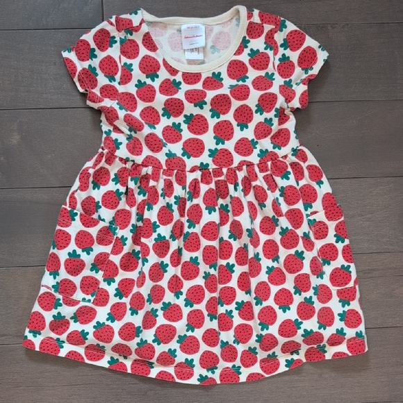 Hanna Andersson 3T Strawberry Playground Dress with Pockets - Picture 2 of 7